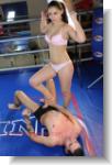 lana ballbusting  in the ballboxing ring femdomuniverse 6